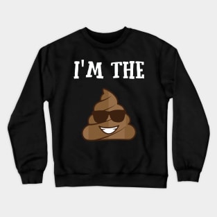 Im The Poop Emoji Funny Sarcasm Christmas Crewneck Sweatshirt